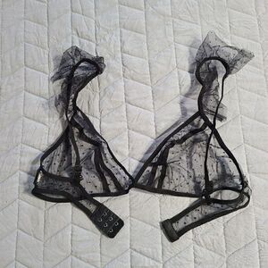 SHEIN Swiss dot bralette 